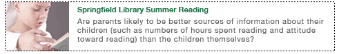 Springfield Library Summer Reading