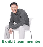 Exhibit team member.